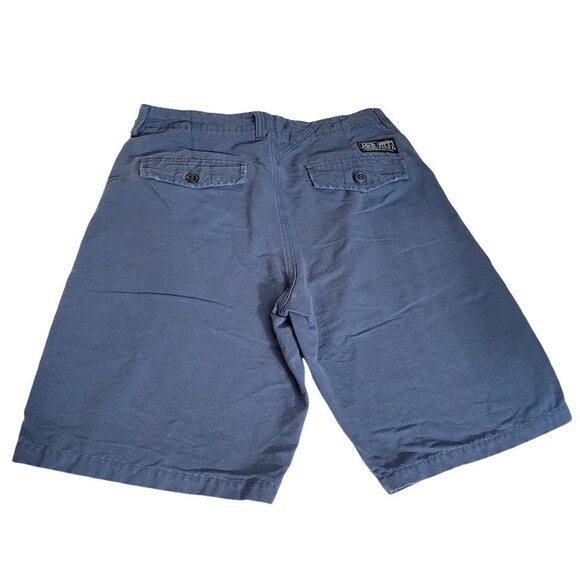 Billabong Men's Sz 30 Blue 100% Cotton Flat Front Pockets Bermuda Chino Shorts - Picture 10 of 10